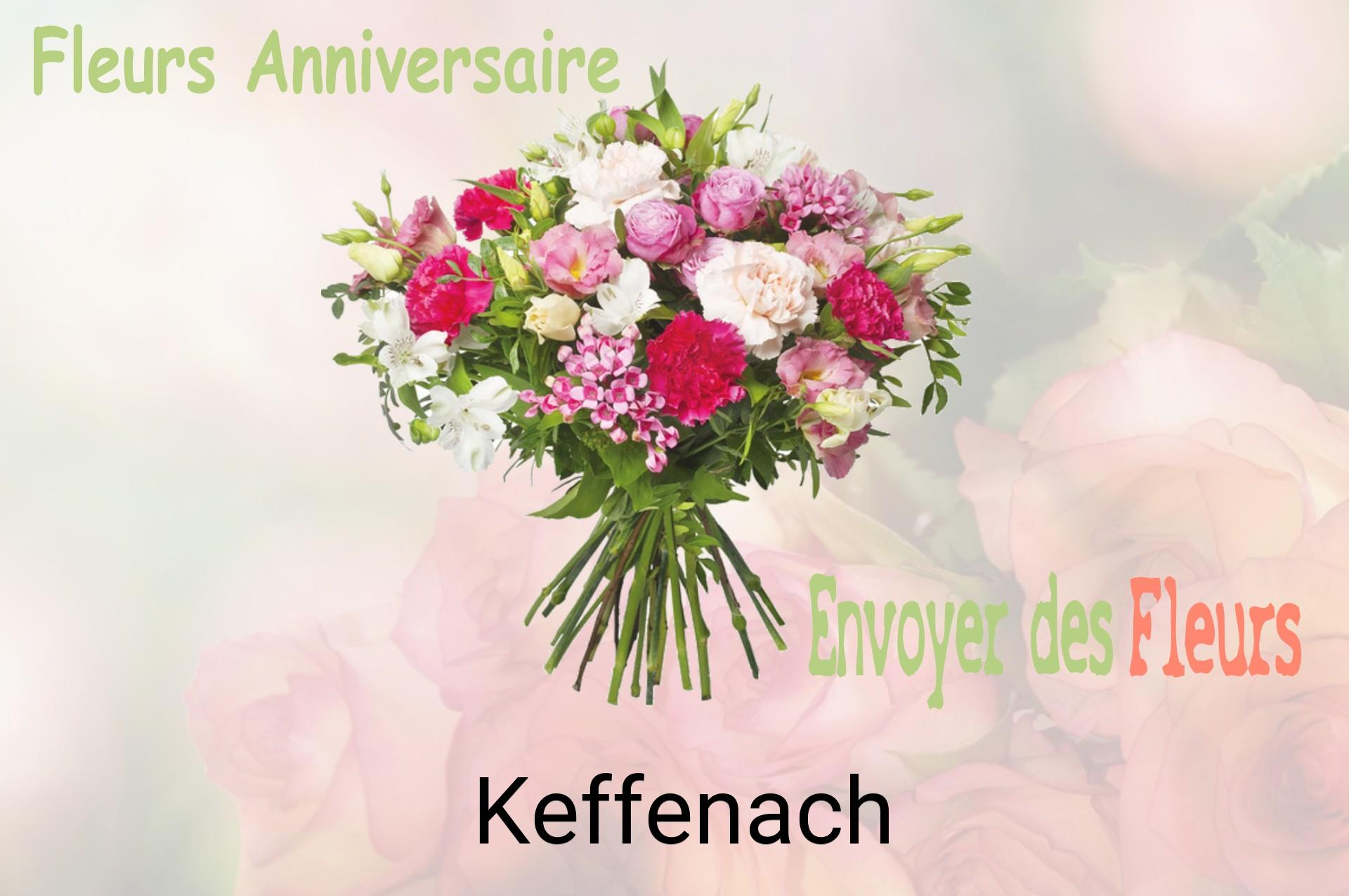 Bouquet de fleurs d’anniversaire livré à Keffenach