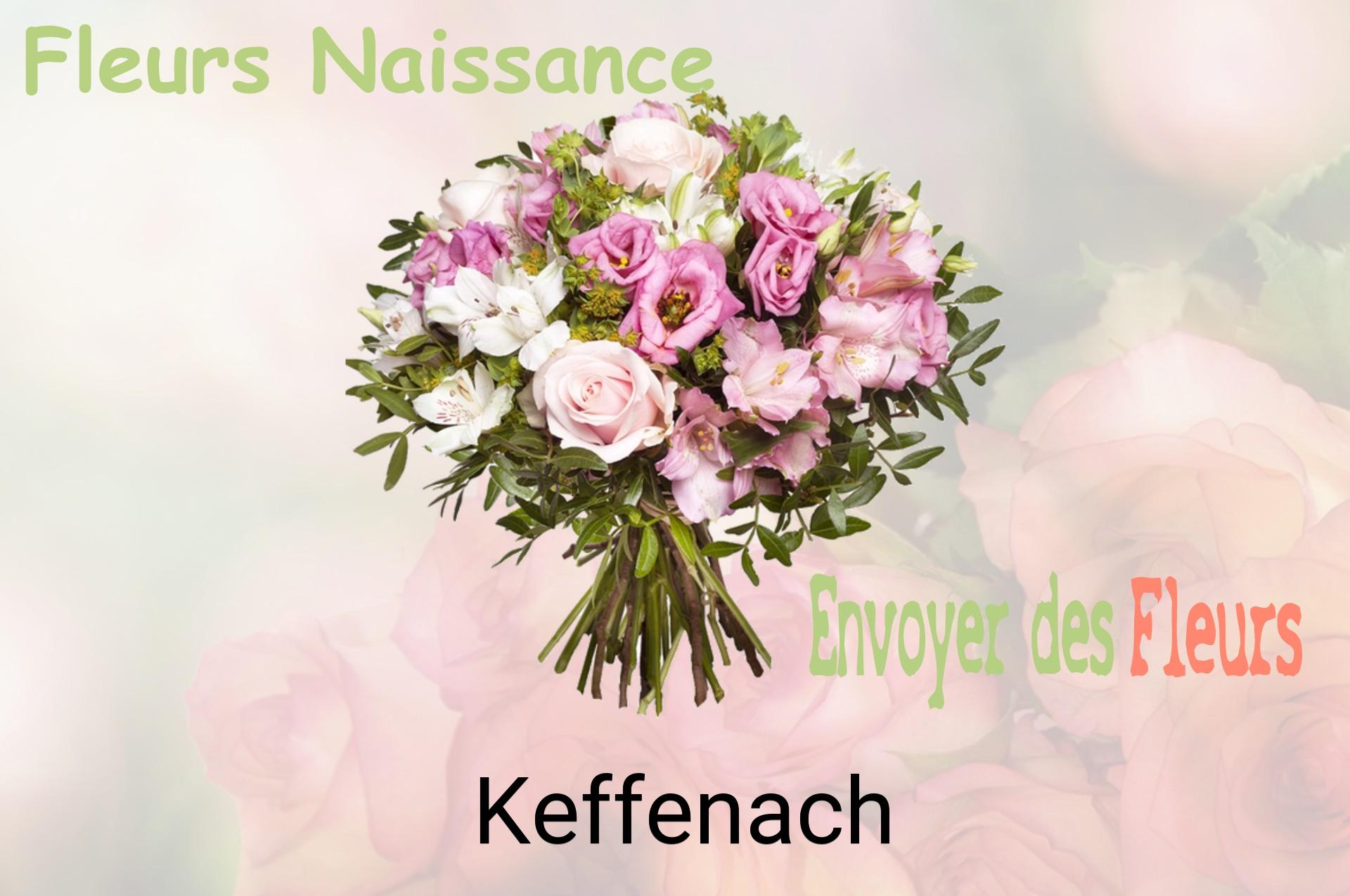 Bouquet de fleurs de naissance livré à Keffenach